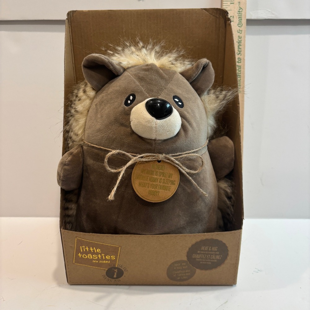 Little Toasties New Zealand Spike Hedgehog Heat & Hug Microwaveable Plush New